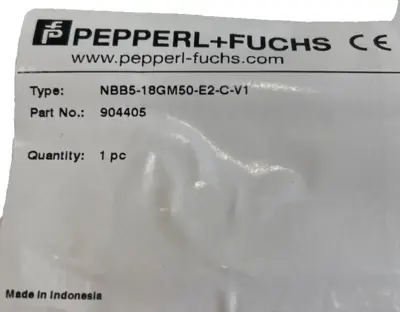 NEW PEPPERL+FUCHS NBB 5-18GM50-E2-C-V1 INDUCTIVE SENSOR 904405 NBB518GM50E2CV1