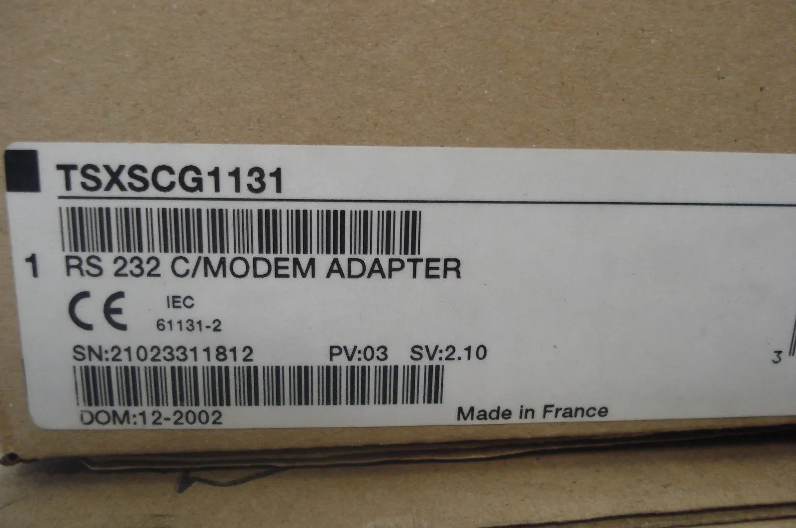 NEW TELEMECANIQUE TSXSCG1131