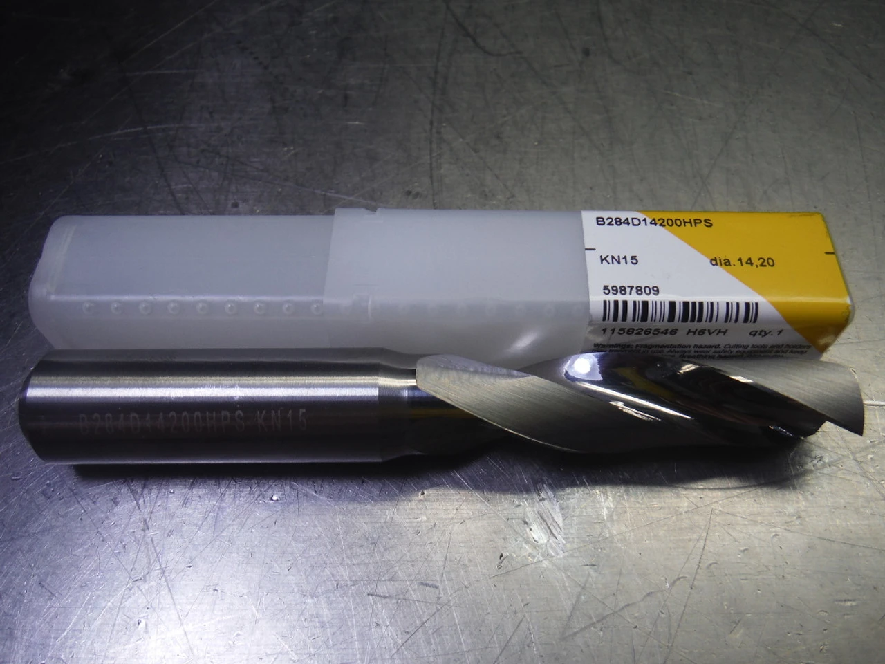 Kennametal 14.20mm Solid Carbide Drill 2 Flute B284D14200HPS KN15 (LOC1159A)