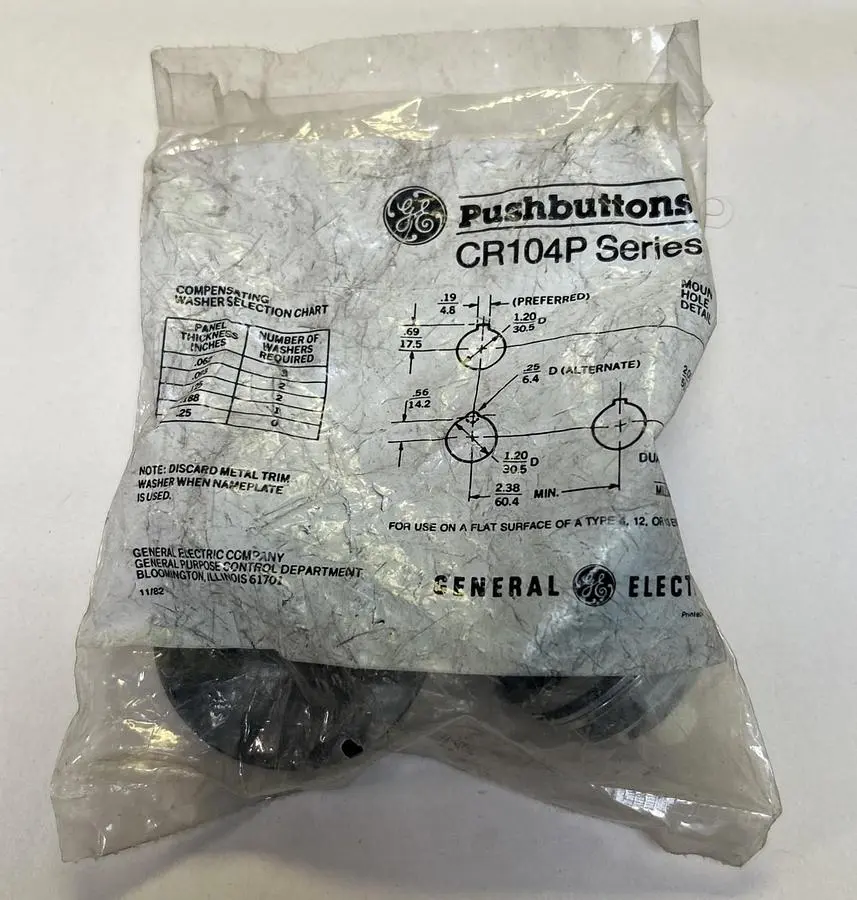 New | in-Stock GE CR104P Miscellaneous Equipment (Electrical & Power) | Surplus Asset Holdings #1201683