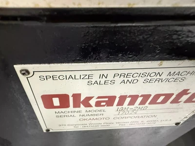 USED 2017 Okamoto IGM-2MB, 2017, FANUC MDI CONTROL,