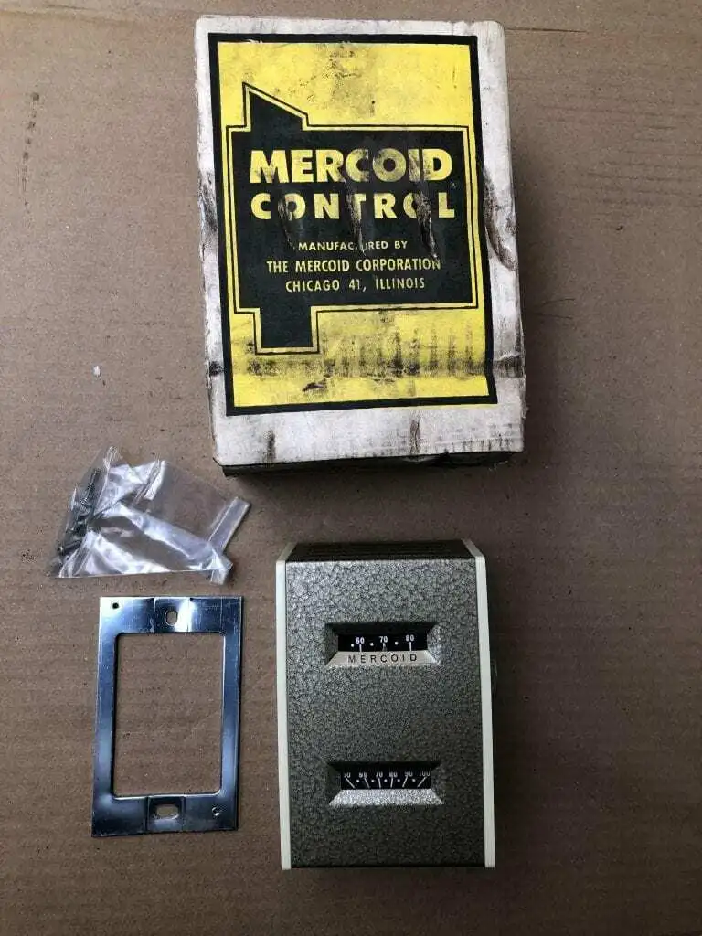 Mercoid Thermostat / Temperature Regulator 40-70° F -NIB