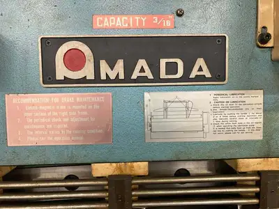 1983 AMADA M-1245 Shears-Power Squaring Hydraul. | Asset Exchange Corporation (3)