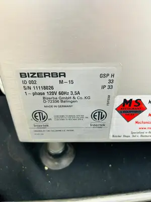 Bizerba GSPH 2015 Manual Deli Slicer Refurbished, Tested, Working!
