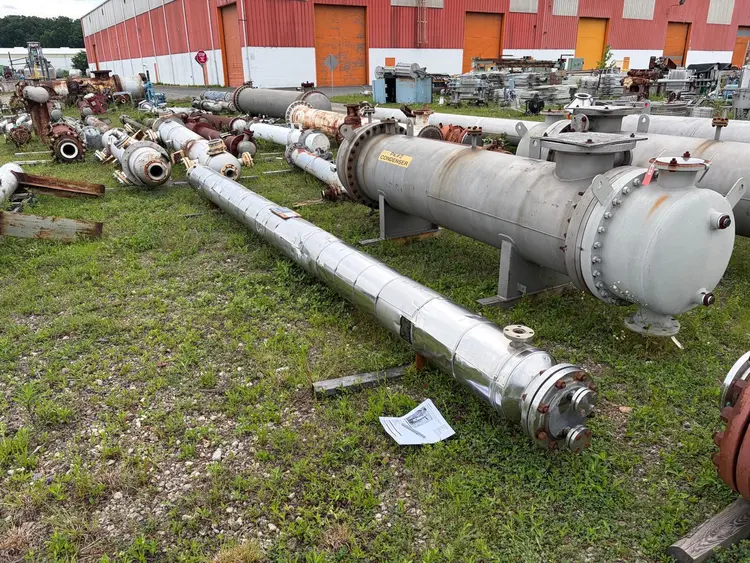 Used 2003 AMBASSADOR HEAT TRANSFER CO. 186 SQ. FT. Heat Exchangers New Jersey US | Perry Equipment #118528