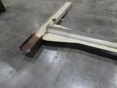 1 Ton 2000Lb Wall Mount Cantilever Work Station Jib Crane 5' 5" Span 10' Height