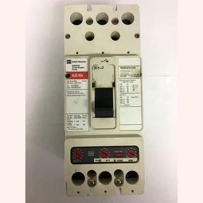 Cutler Hammer 3 Pole 250 Amp HJD 65k Breaker