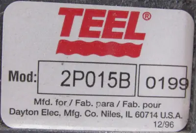 NEW TEEL 2P015B-0199 CENTRIFUGAL PUMP 2P015B0199