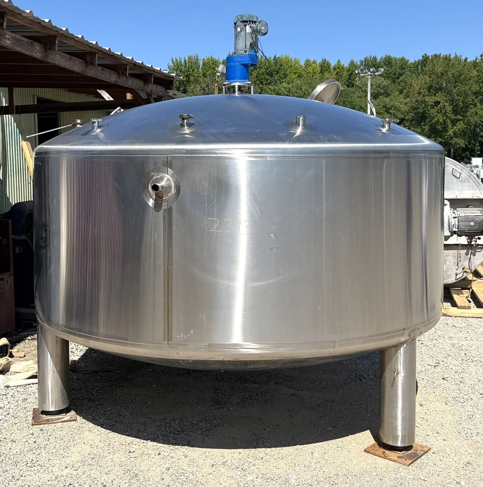Used FELDMEIER 2000 Gallon Sanitary Reactor / Tank Reactors New Jersey US | EcReCon Inc #1360567