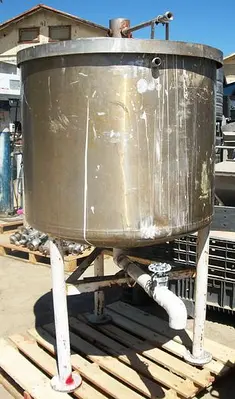 Tank, 140 Gallon, S/st, 36" x 32", FT/DB, #S741372