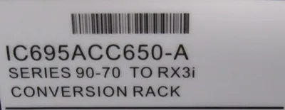 NEW GE FANUC IC695ACC650-A CONVERSION RACK SERIES 90-70 TO RX3I IC695ACC650A