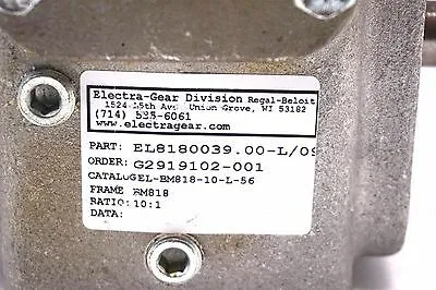 NEW ELECTRA-GEAR EL-BM818-10-L-56