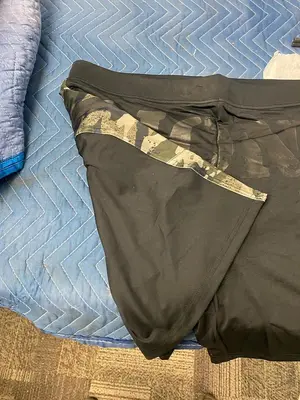 Men's Official LIONS NOT SHEEP Black Hybrid workout Short Size XL