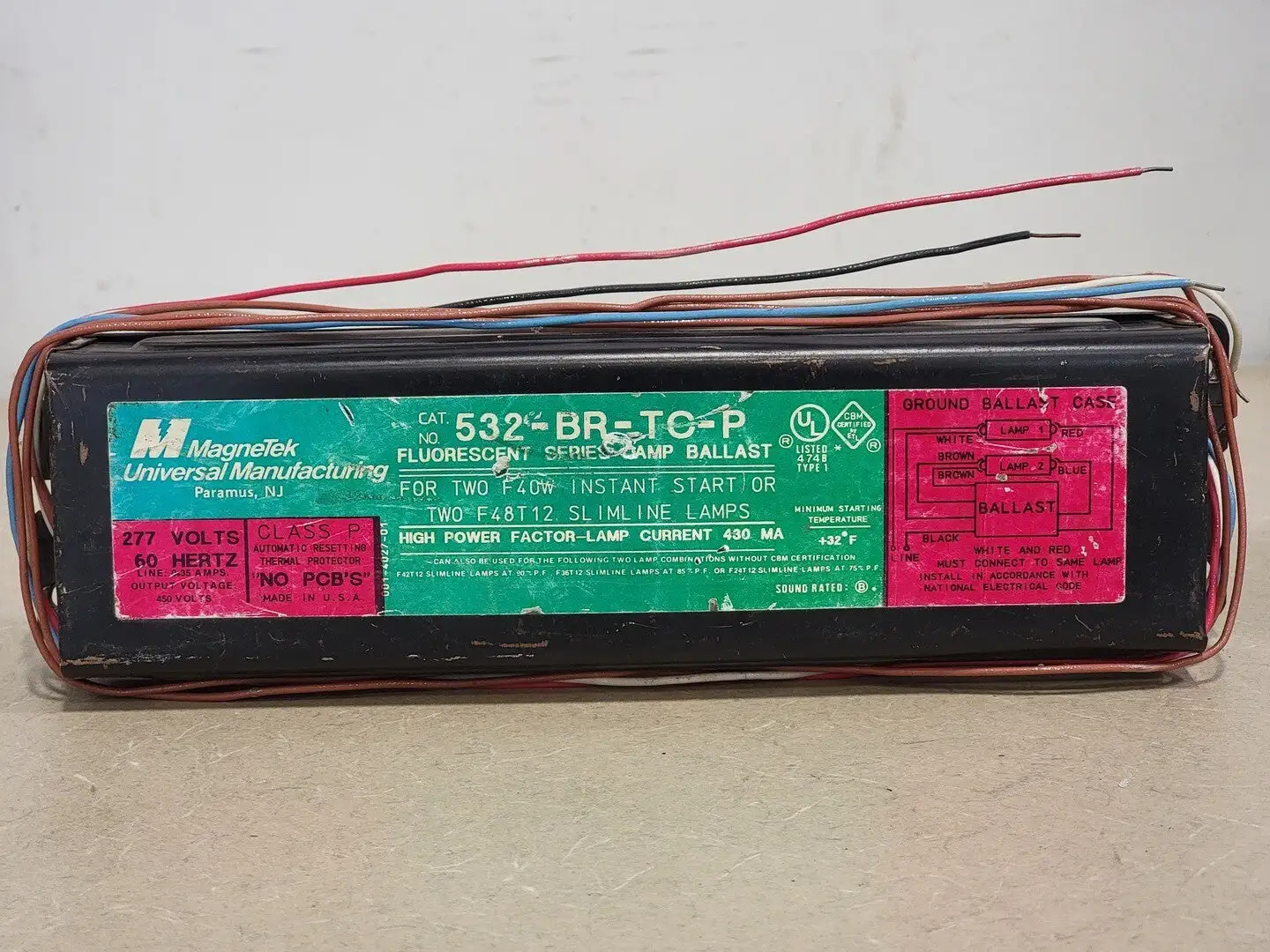 USED MAGNETEK 532-BR-TC-P