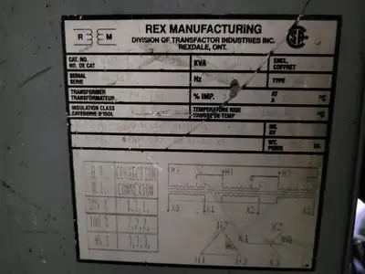 USED REX MANUFACTURING B30JP