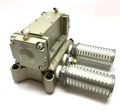 USED SMC PNEUMATIC SOLENOID AIR PILOT VALVE 5-PORT