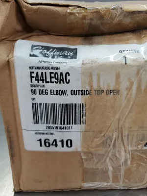 HOFFMAN F44LE9AC 90° ELBOW, Outside Top Open. 4F-29