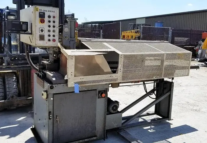 Used 1993 KASTO GKS-400 AU/1200 HORIZONTAL AUTOMATIC COLD SAW Cut-Off Saws Wisconsin US | Lemke Machinery Sales #506521