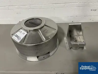 USED Vector 8 Liter Coating Pan for Vector LDCS-3, S/S