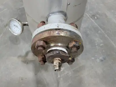 Water Baffle Test Tube w/ Temperature Gauge