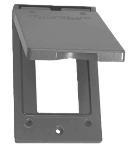 Appleton WVG1 1-Gang Vert GFCI Receptacle Cover, 1 Unit [New]