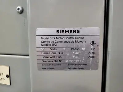 Used SIEMENS 8PX Misc Electrical & Power Parts British Columbia CA | Lenmark #253659