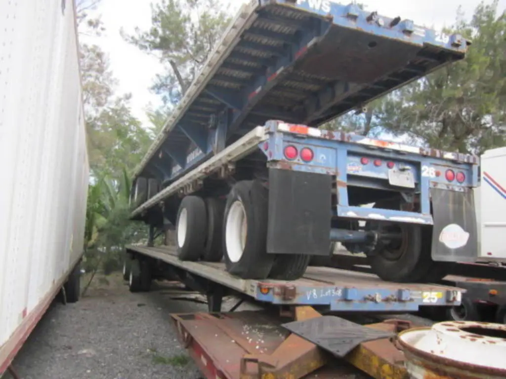 Used UTILITY 45′ COMBO FLATBED TRAILER SPREAD AXLE Flatbed Trailers Florida US | USA Transequipment #1542583