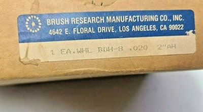 BRUSH RESEARCH MANUFACTURING Bdh-8 .020 2 Ah Wire Wheel