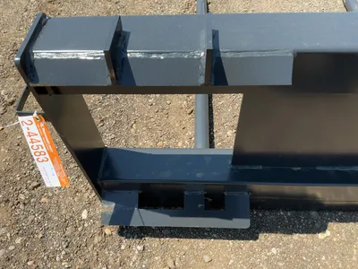 New JCT Bale Spear Skid Steer Attachment, Universal Quick Attach, Has Two Spears that Stick Out Appr...