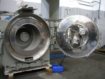 Krauss-Maffei HZ 63 peeler centrifuge, 316SS.