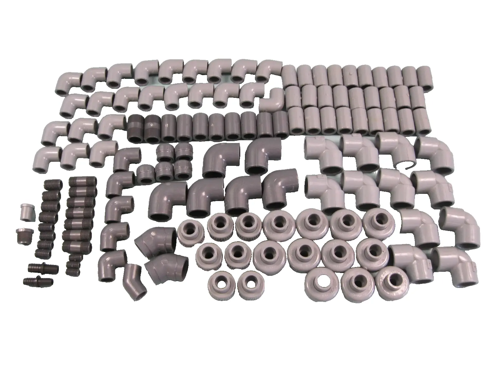 Huge Lot Schedule 80 CPVC Fittings Elbows Unions & More 1/2" 3/4" 1" NEW P23