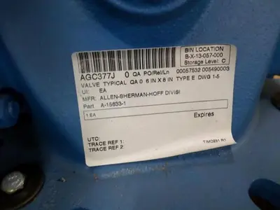 ASH Type E Material Handling Valve (New)
