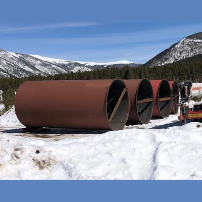 15ft Dia. x 30ft High Steel Tanks