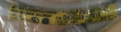 WOODHEAD CONNECTIVITY/ BRAD HARRISON DNDG22A-M010 CABLE ASSEMBLY 5E