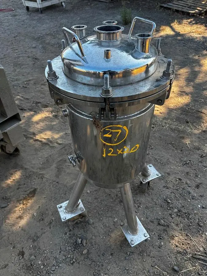 Tank, 10 Gallon, Stainless Steel, Jacketed, Alloy Products, #5991482