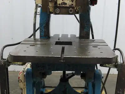 E W Bliss 19C Mechanical OBI Punch Press 19 Ton 2" Stroke 6" Throat 2Hp 3Ph