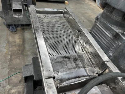 10" W x 42" L Witte Table Classifier, Single Deck/Single Separation