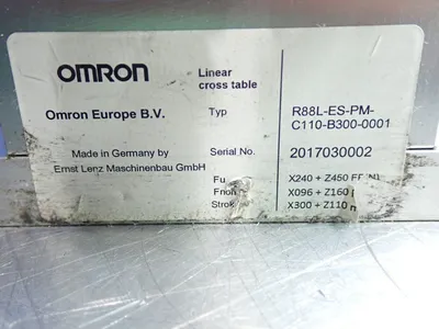 Used OMRON R88LESPMC110B3000001 Linear Actuators Ohio US | HGR 24 #728018