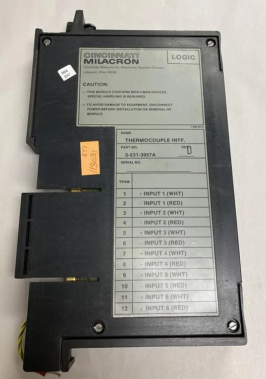 Used CINCINNATI MILACRON 3-531-3957A Thermocouples Ohio US | Surplus Asset Holdings #1233840