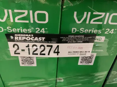 Used VIZIO D-SERIES 24” 720P HD TVs Michigan US | Miedema Asset Management Group #1483384