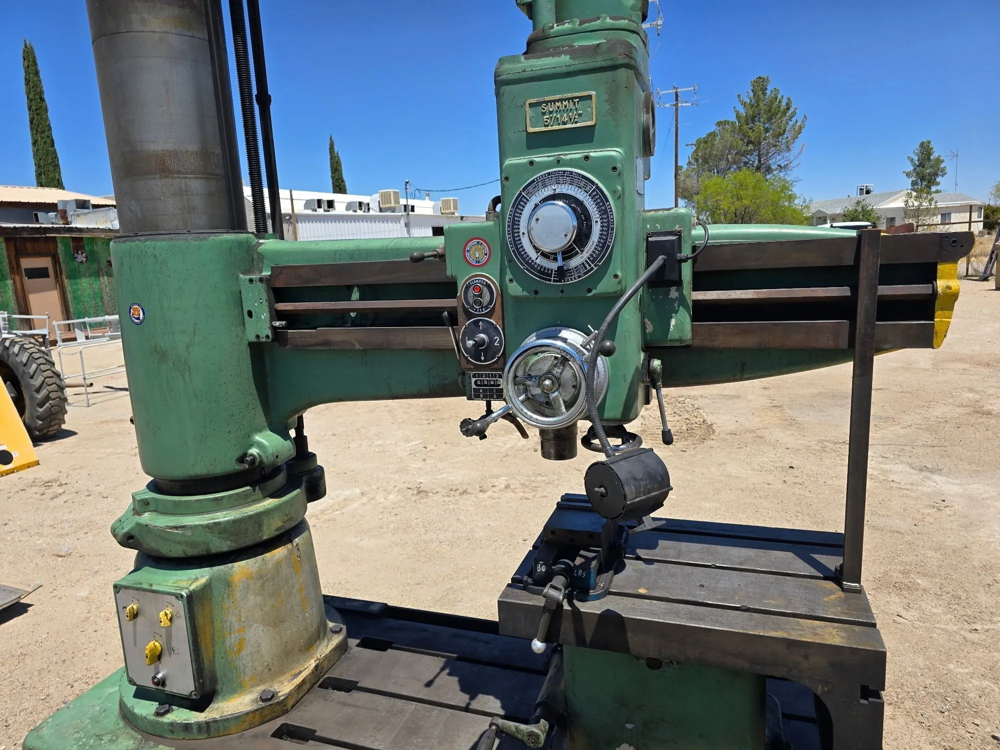 USED SUMMIT 5' x 14-1/2" Radial Drill