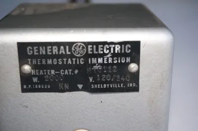 NEW GENERAL ELECTRIC MT6112 THERMASTATIC HEATER IMMERSION