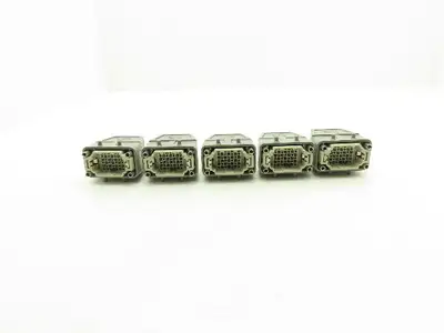 Fanuc A660-2006-T435 Jumper Connector 42 Pin Harting Hood 38-39 Pins Lot of 5