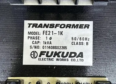 Used FUKUDA FE21-1K Miscellaneous Equipment (Electrical & Power) Ohio US | Surplus Asset Holdings #1241466