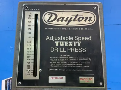 Used DAYTON 3Z713 Heavy Duty & Sensitive Single Spindle Drills Ohio US | HGR 24 #1443246