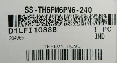NEW SWAGELOK SS-TH6PM6PM6-240 BRAIDED HOSE D1LFI1088B GQ4965 SSTH6PM6PM6240