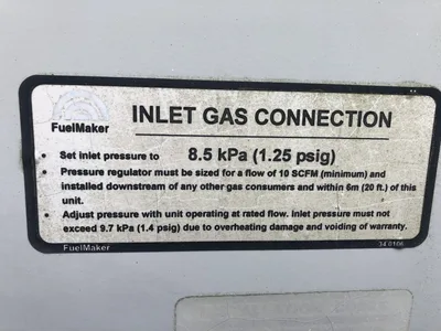 Fuelmaker FMQ-7-42 CNG Compressor Natural Gas Vehicle Refueling 4200 PSIG