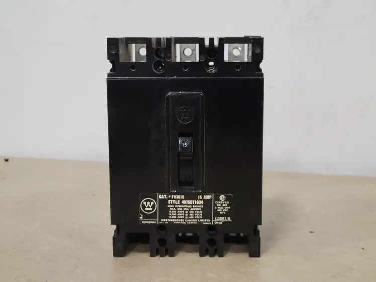 Used WESTINGHOUSE FB3015 Switchgears British Columbia CA | Lenmark #239776