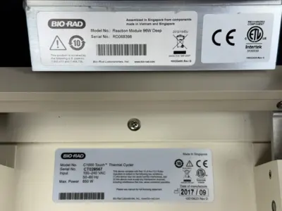Used Bio-Rad 1851197 PCR/Thermal Cycler Missouri US | BioLabTek #1365963