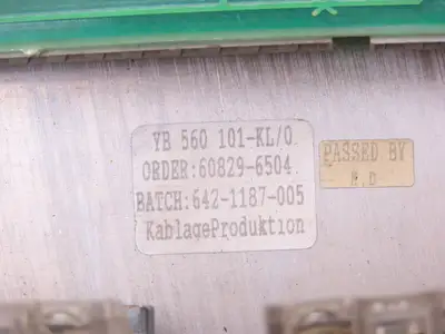 ABB YB 560 101-KL/0 HMI Operator Push Button Control Panel Unit W/E Stop